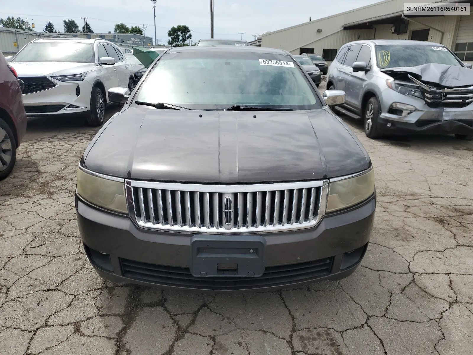 2006 Lincoln Zephyr VIN: 3LNHM26116R640161 Lot: 63756844