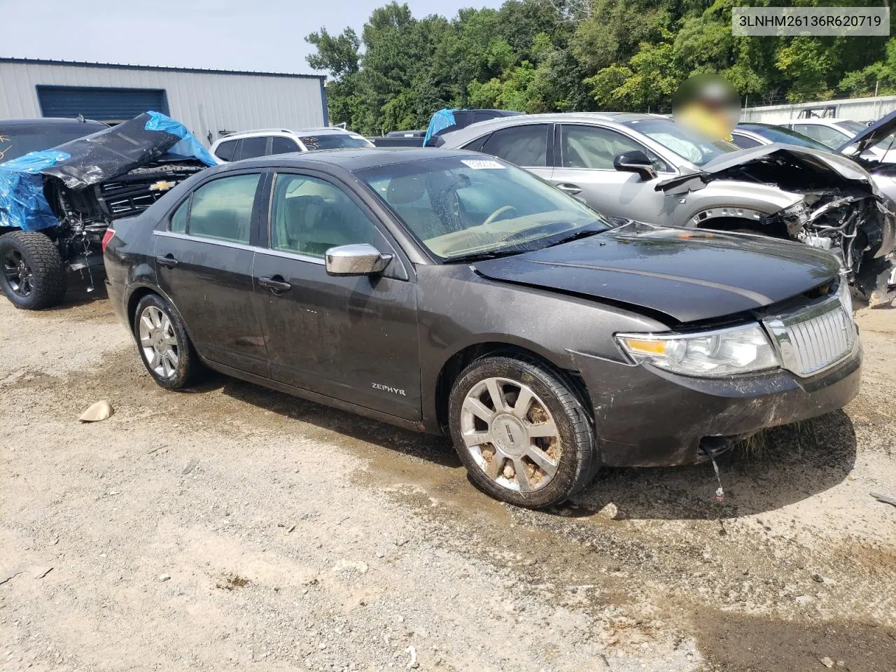 2006 Lincoln Zephyr VIN: 3LNHM26136R620719 Lot: 65982094