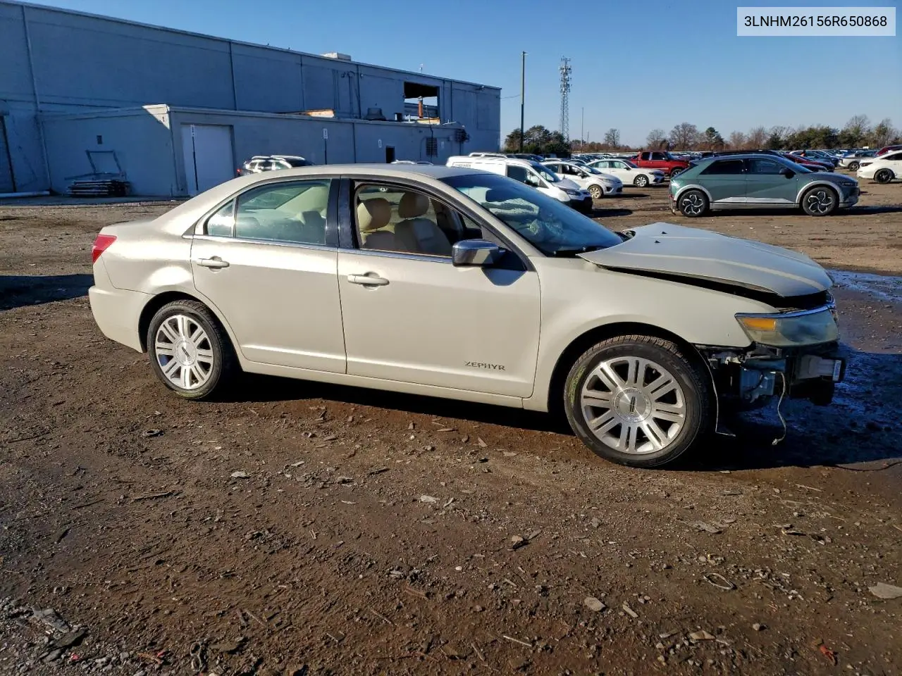 3LNHM26156R650868 2006 Lincoln Zephyr