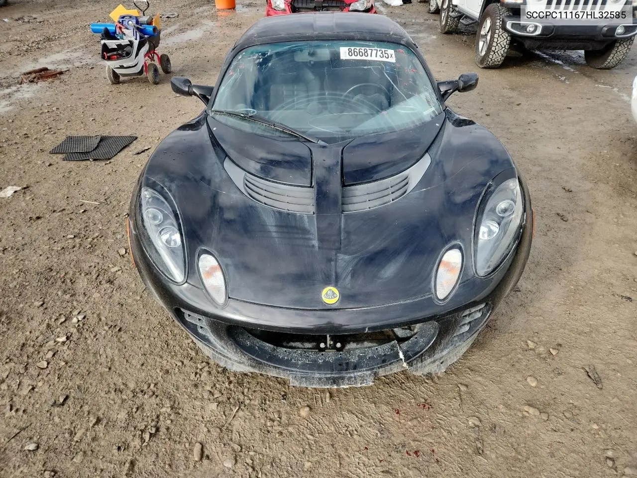 SCCPC11167HL32585 2007 Lotus Elise