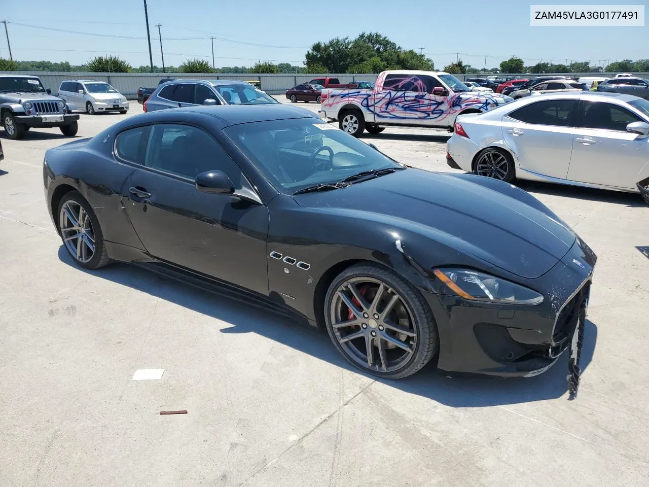 ZAM45VLA3G0177491 2016 Maserati Granturismo S