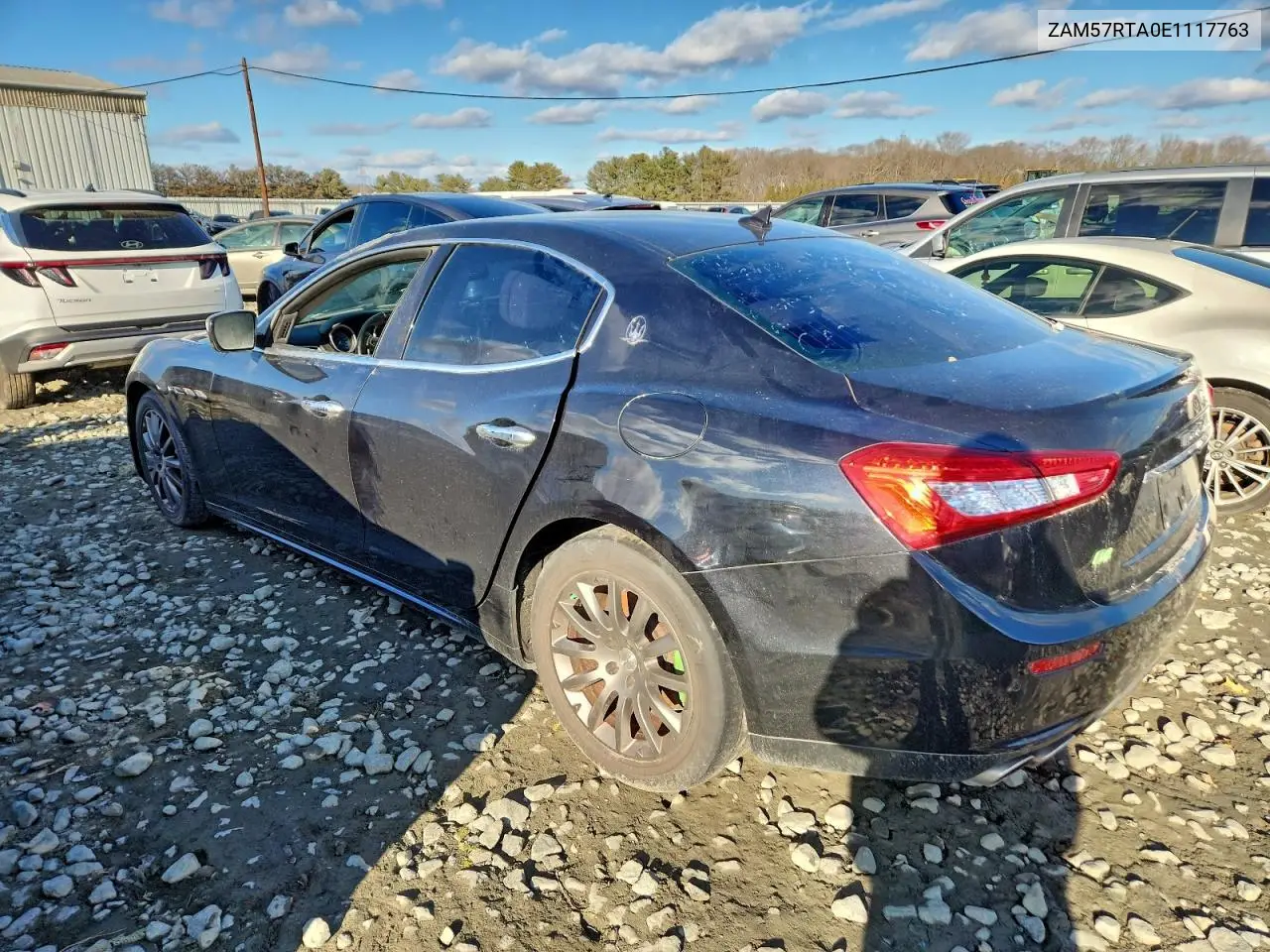 ZAM57RTA0E1117763 2014 Maserati Ghibli S