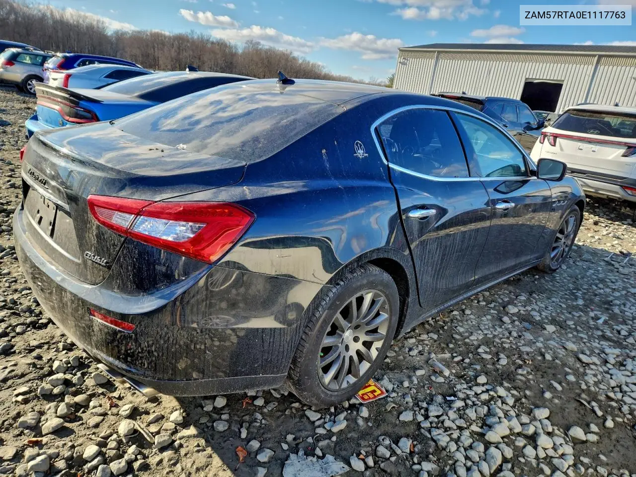 ZAM57RTA0E1117763 2014 Maserati Ghibli S