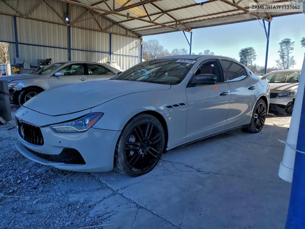 ZAM57RTA7F1131662 2015 Maserati Ghibli S