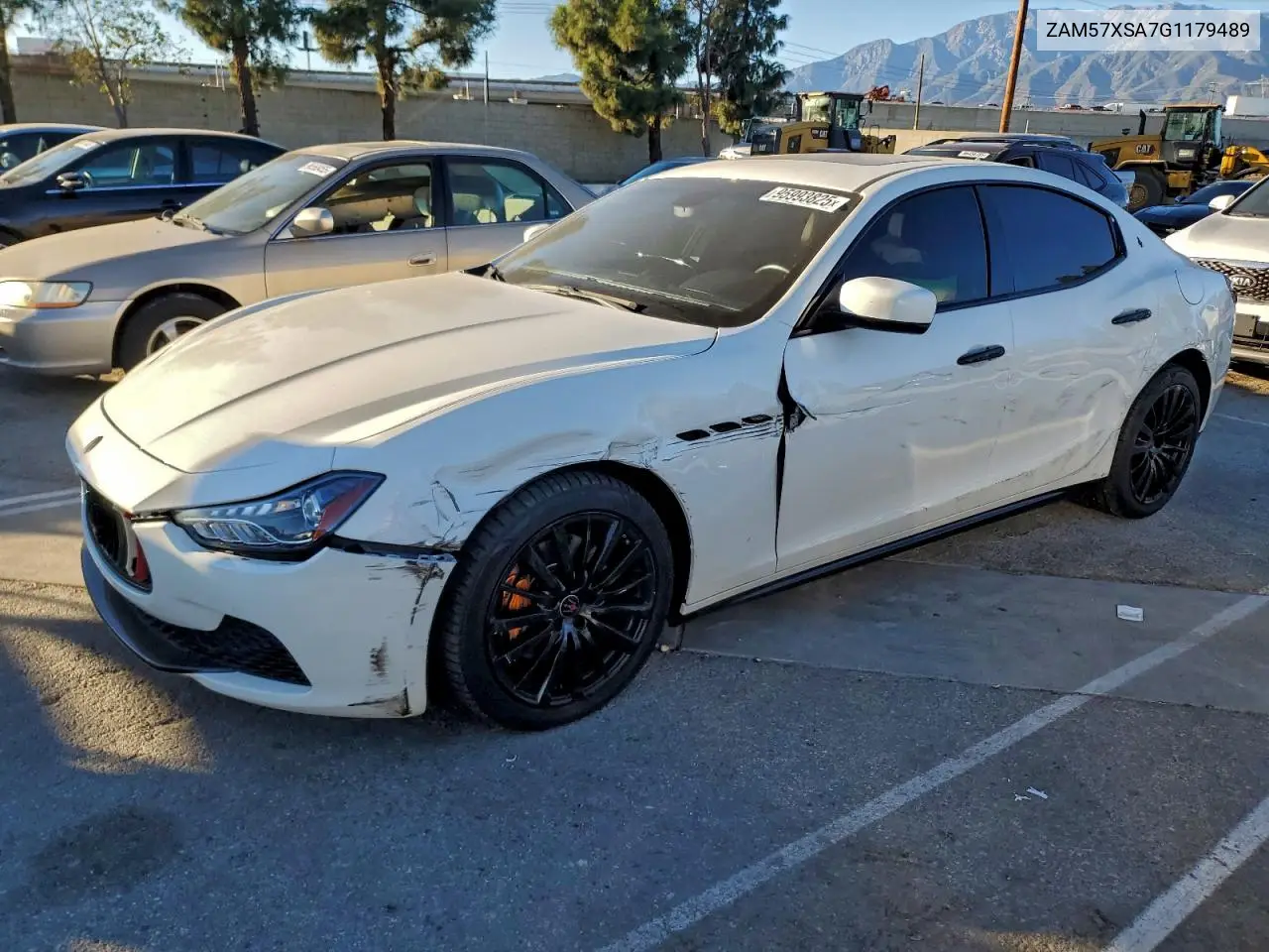ZAM57XSA7G1179489 2016 Maserati Ghibli