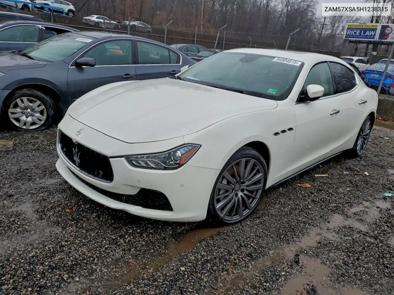 ZAM57XSA5H1238315 2017 Maserati Ghibli