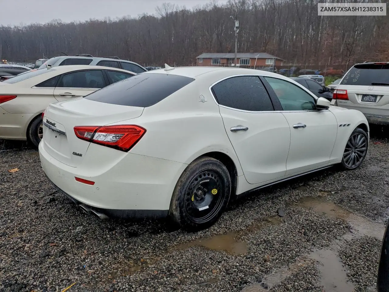ZAM57XSA5H1238315 2017 Maserati Ghibli