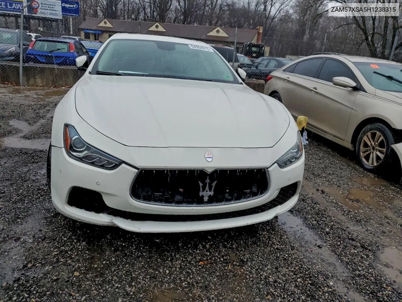 ZAM57XSA5H1238315 2017 Maserati Ghibli