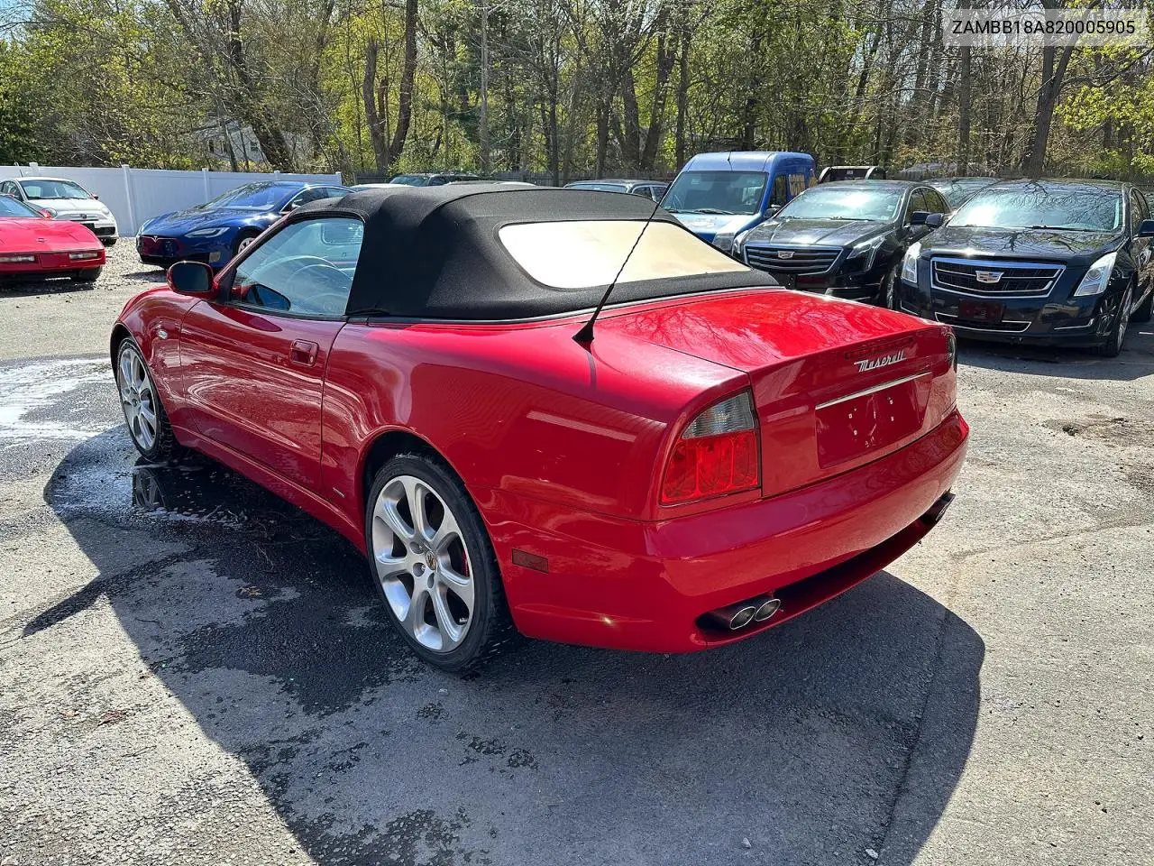 2002 Maserati Spyder Cambiocorsa VIN: ZAMBB18A820005905 Lot: 52794036