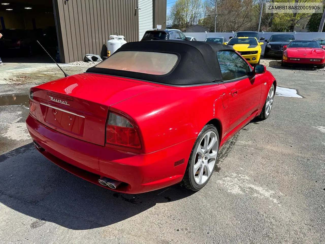 2002 Maserati Spyder Cambiocorsa VIN: ZAMBB18A820005905 Lot: 52794036