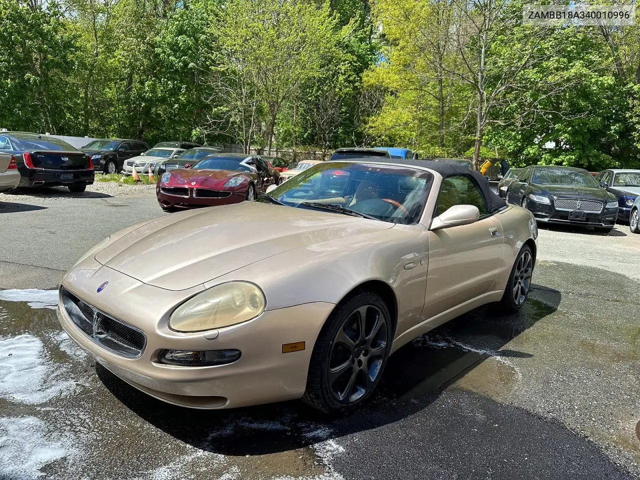 2004 Maserati Spyder Cambiocorsa VIN: ZAMBB18A340010996 Lot: 53557016