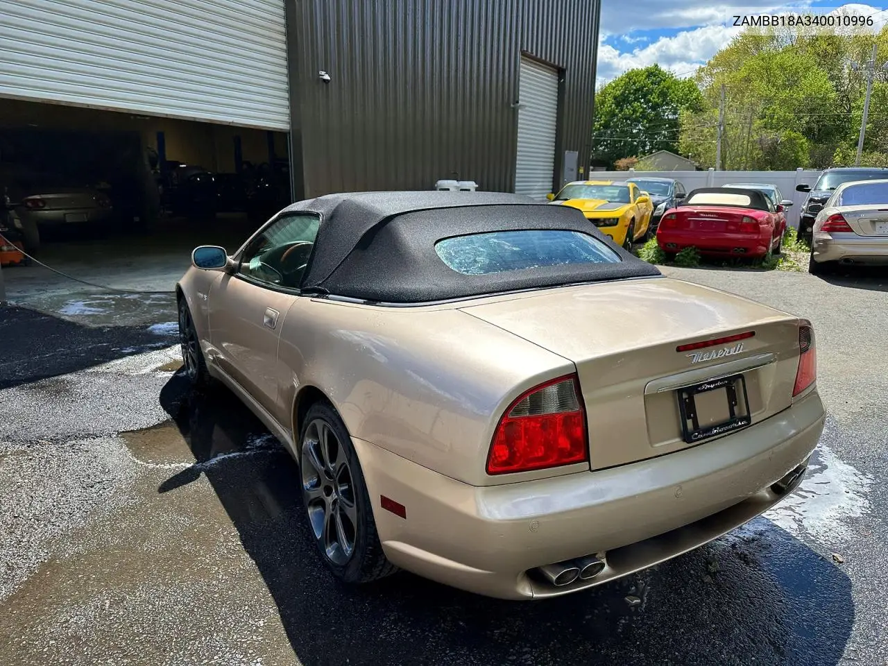 2004 Maserati Spyder Cambiocorsa VIN: ZAMBB18A340010996 Lot: 53557016