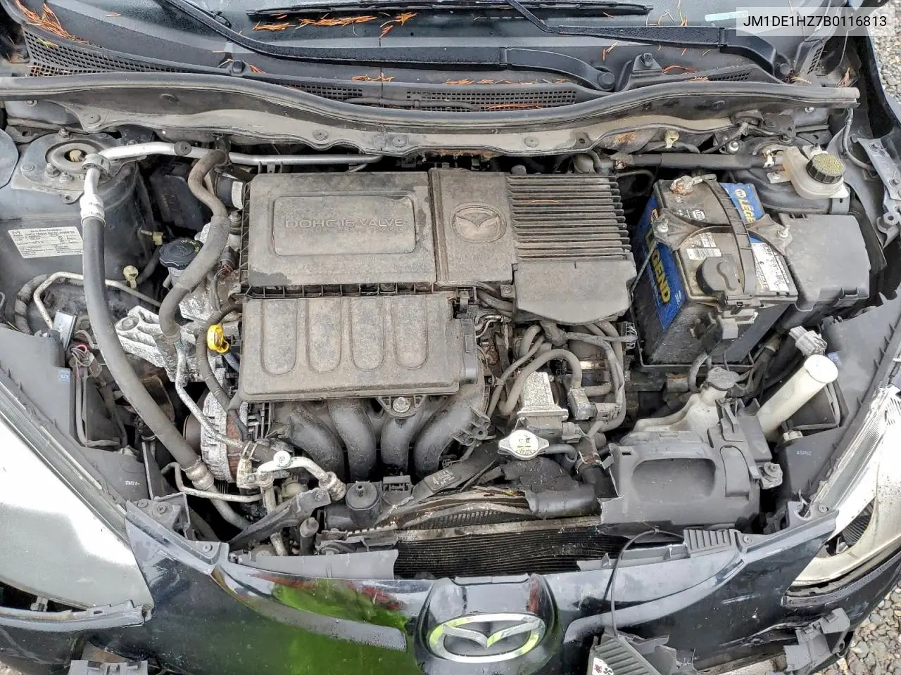 JM1DE1HZ7B0116813 2011 Mazda Mazda2