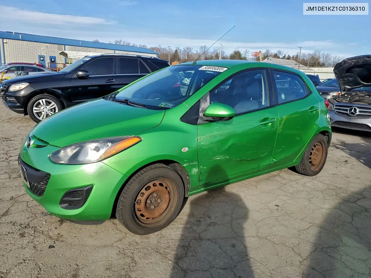 JM1DE1KZ1C0136310 2012 Mazda Mazda2