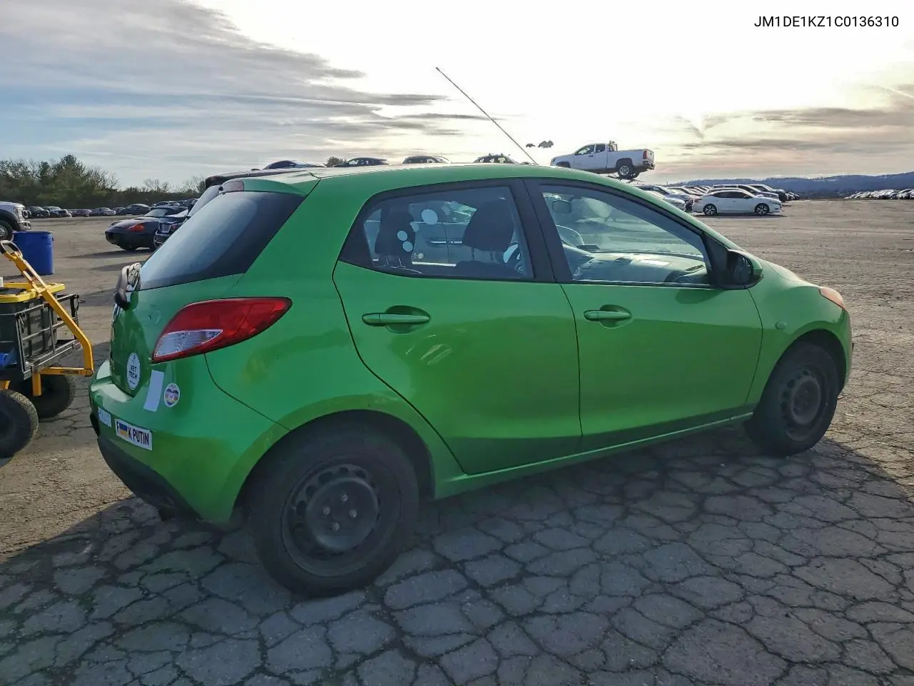 JM1DE1KZ1C0136310 2012 Mazda Mazda2