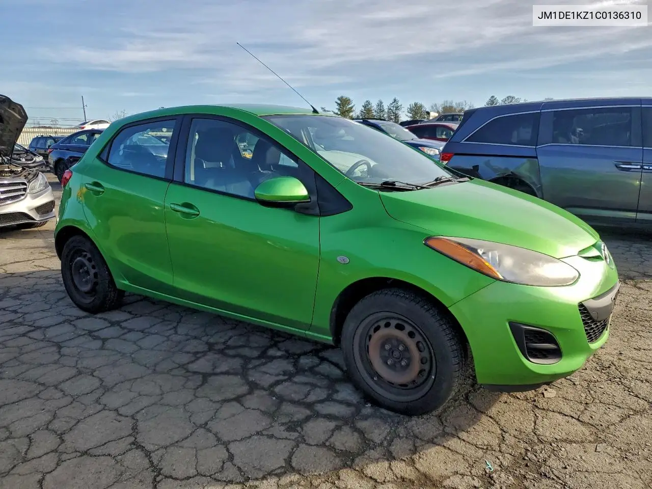 JM1DE1KZ1C0136310 2012 Mazda Mazda2