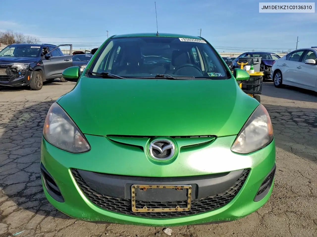 JM1DE1KZ1C0136310 2012 Mazda Mazda2