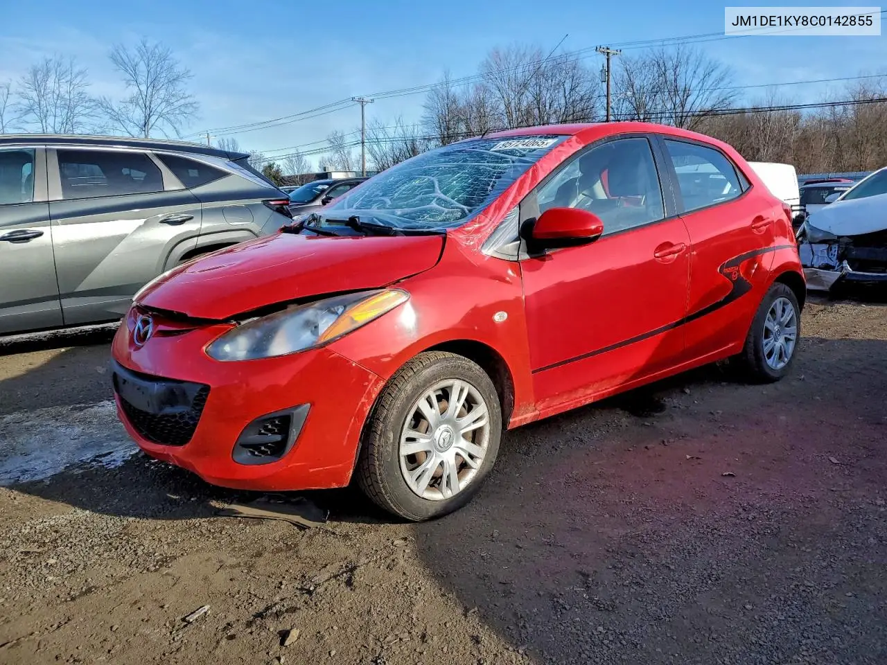 JM1DE1KY8C0142855 2012 Mazda Mazda2