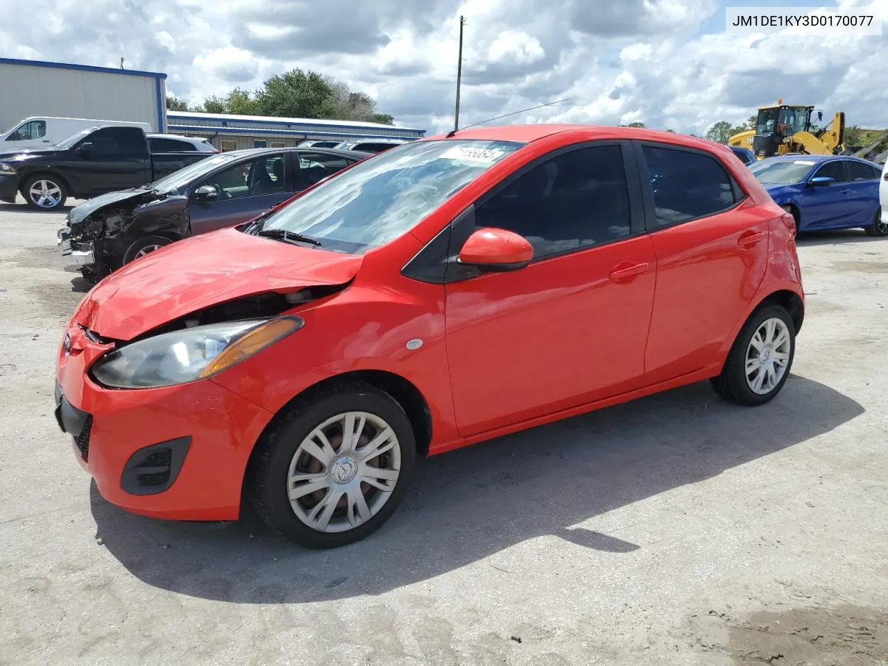 JM1DE1KY3D0170077 2013 Mazda Mazda2