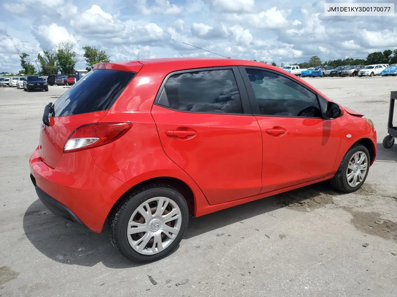 JM1DE1KY3D0170077 2013 Mazda Mazda2