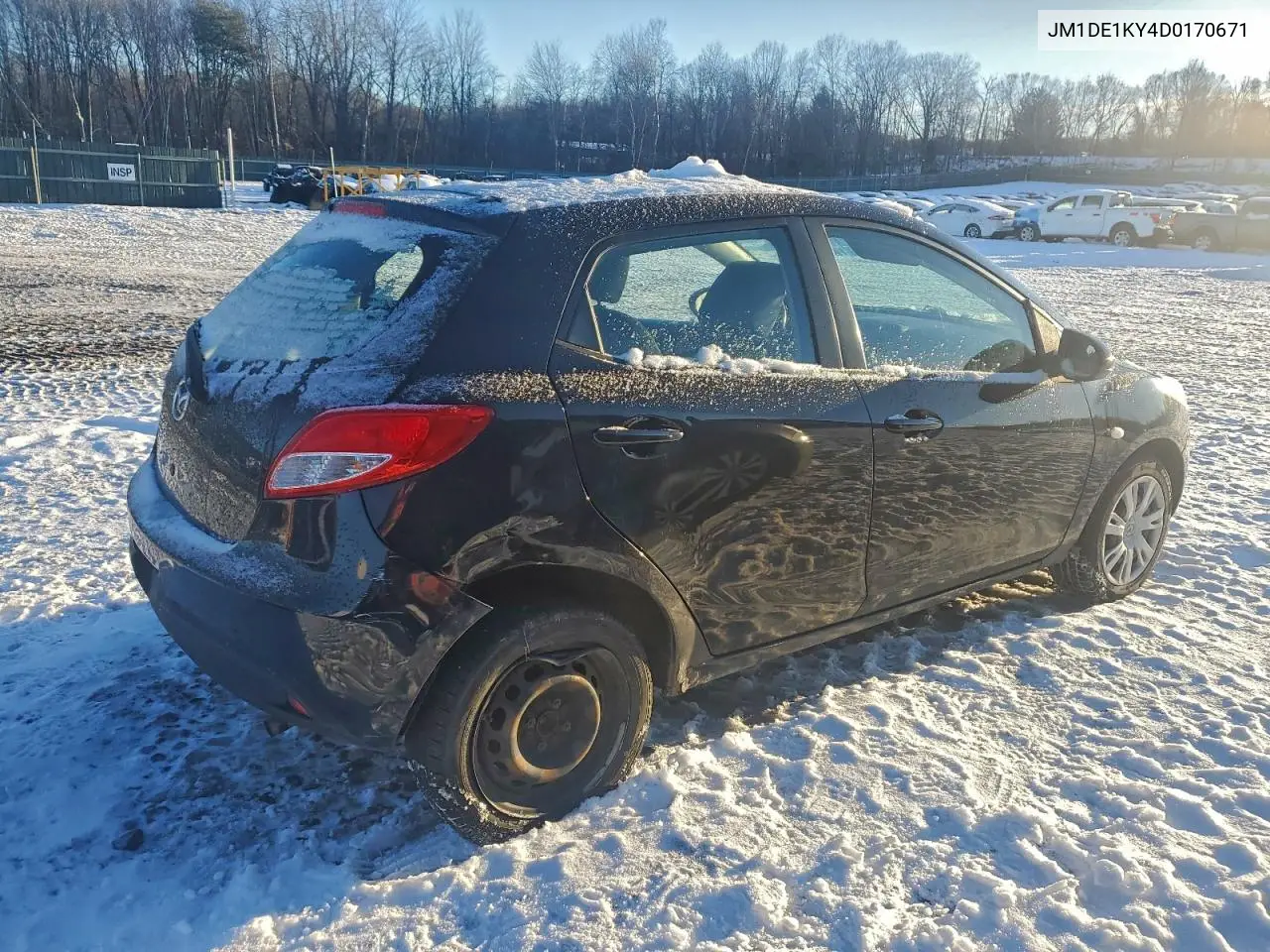 JM1DE1KY4D0170671 2013 Mazda Mazda2