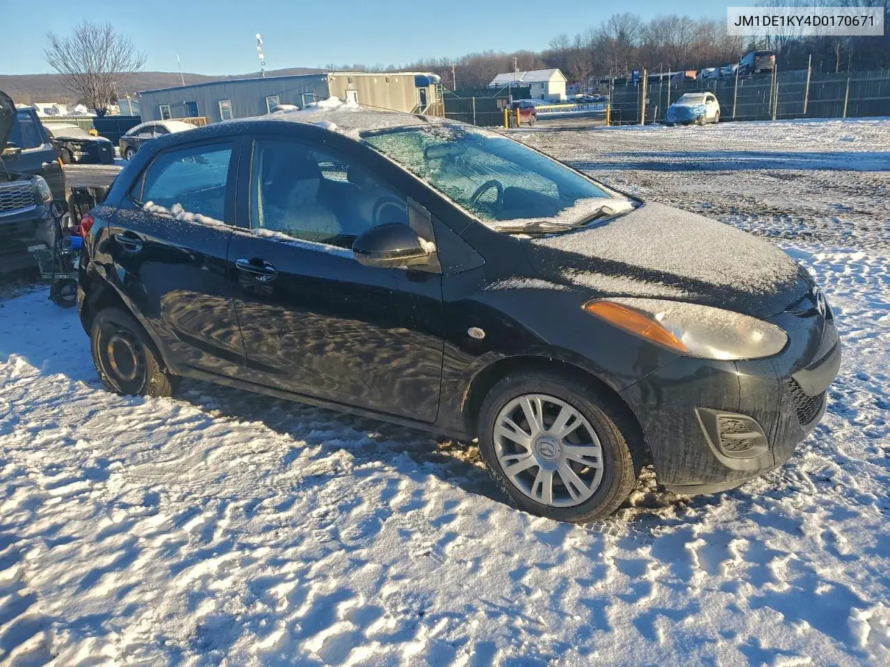 JM1DE1KY4D0170671 2013 Mazda Mazda2