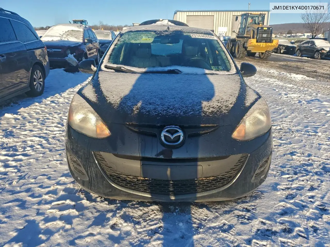 JM1DE1KY4D0170671 2013 Mazda Mazda2