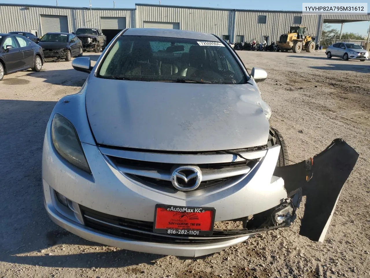 2009 Mazda 6 I VIN: 1YVHP82A795M31612 Lot: 72608904
