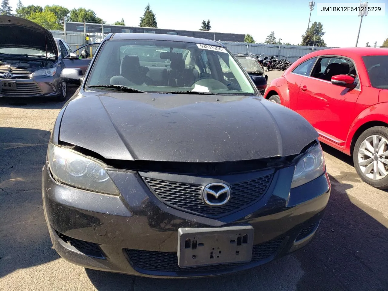 2004 Mazda 3 I VIN: JM1BK12F641215229 Lot: 69331994