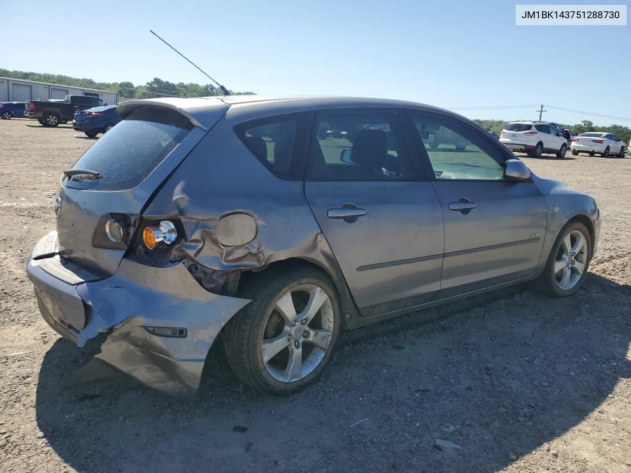 2005 Mazda 3 Hatchback VIN: JM1BK143751288730 Lot: 65882604