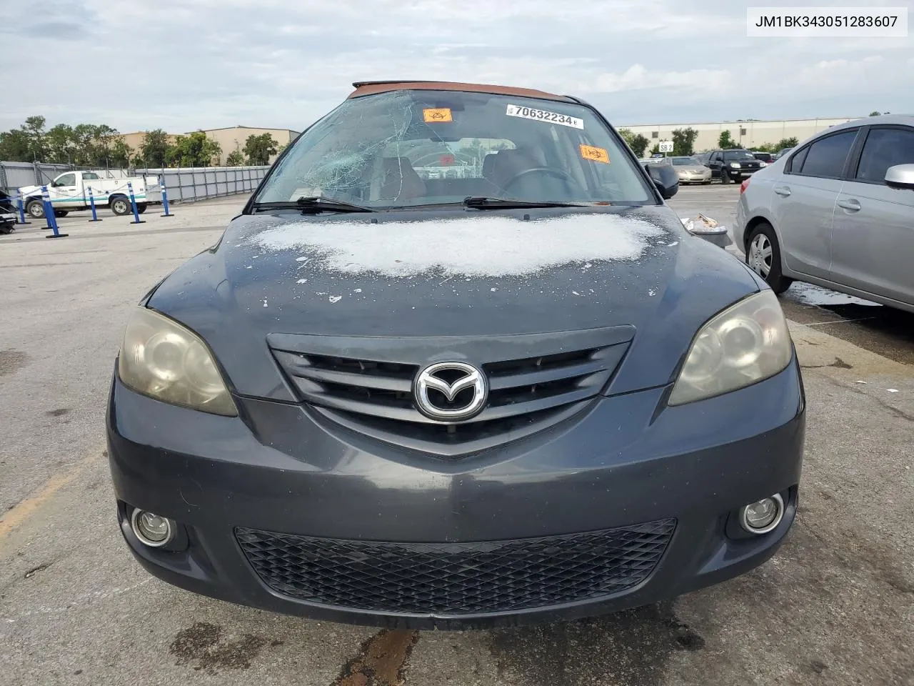 2005 Mazda 3 Hatchback VIN: JM1BK343051283607 Lot: 70632234