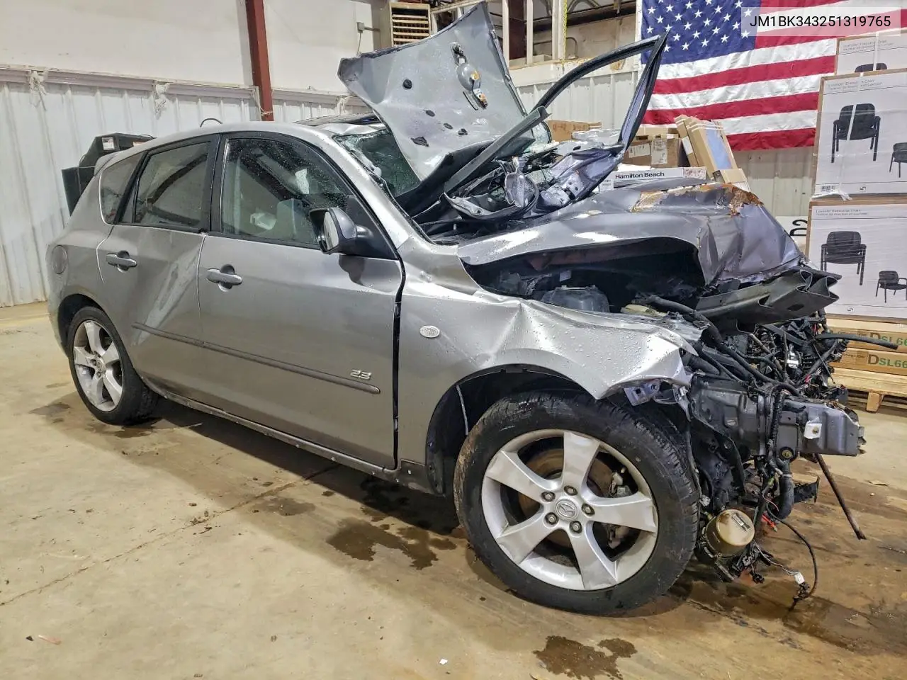 JM1BK343251319765 2005 Mazda 3 Hatchback