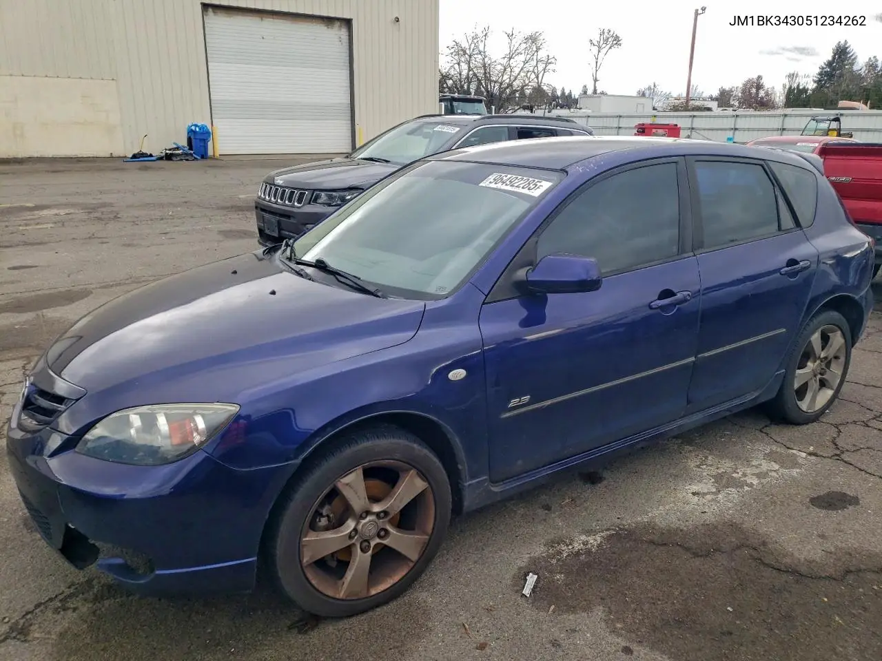 JM1BK343051234262 2005 Mazda 3 Hatchback
