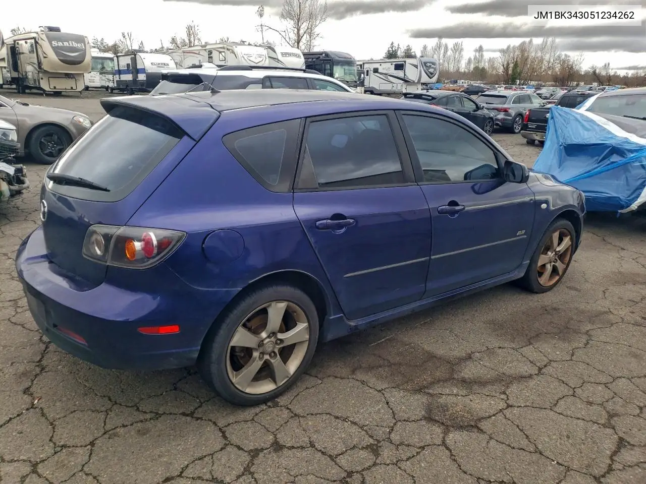 JM1BK343051234262 2005 Mazda 3 Hatchback