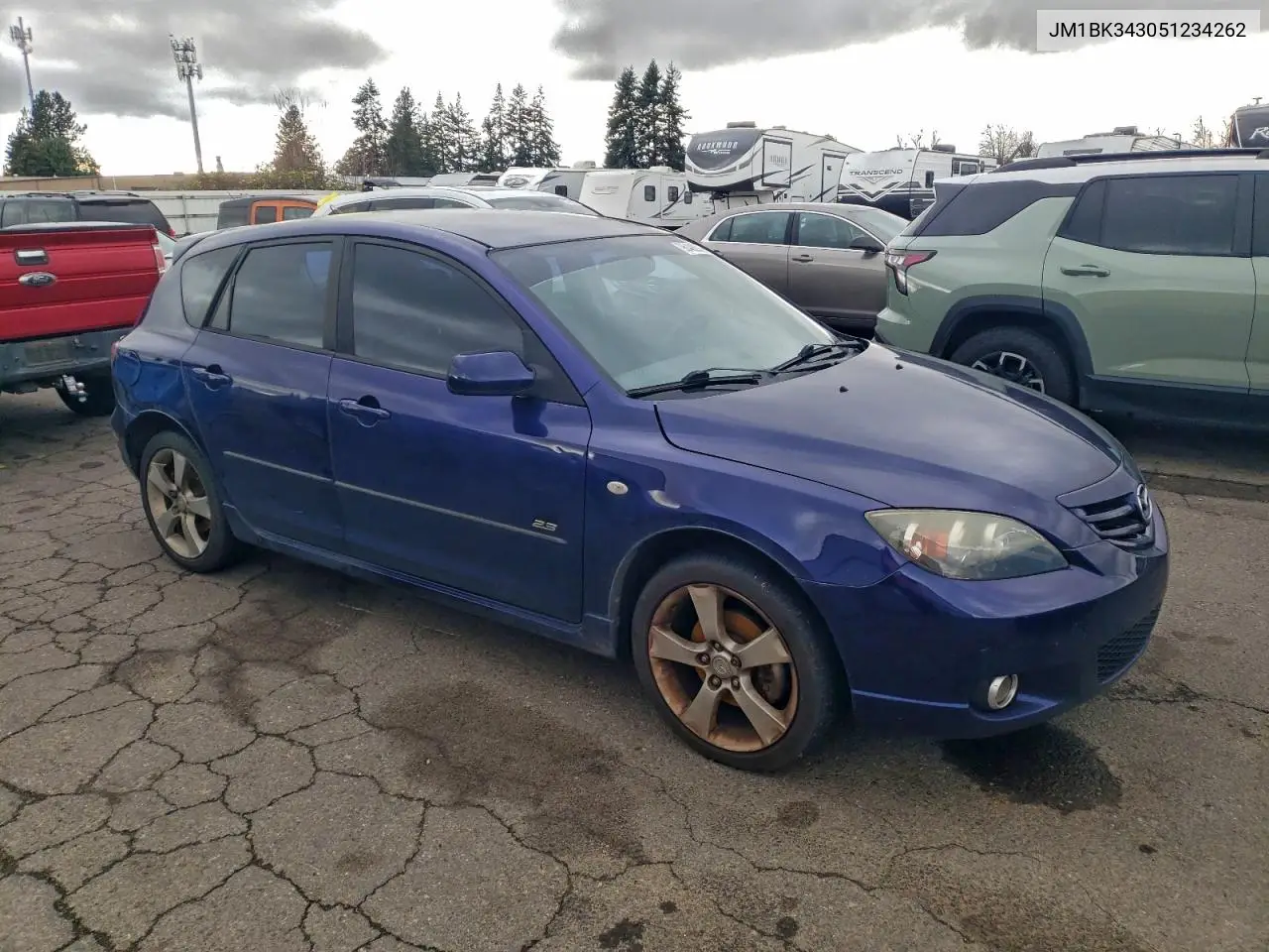 JM1BK343051234262 2005 Mazda 3 Hatchback