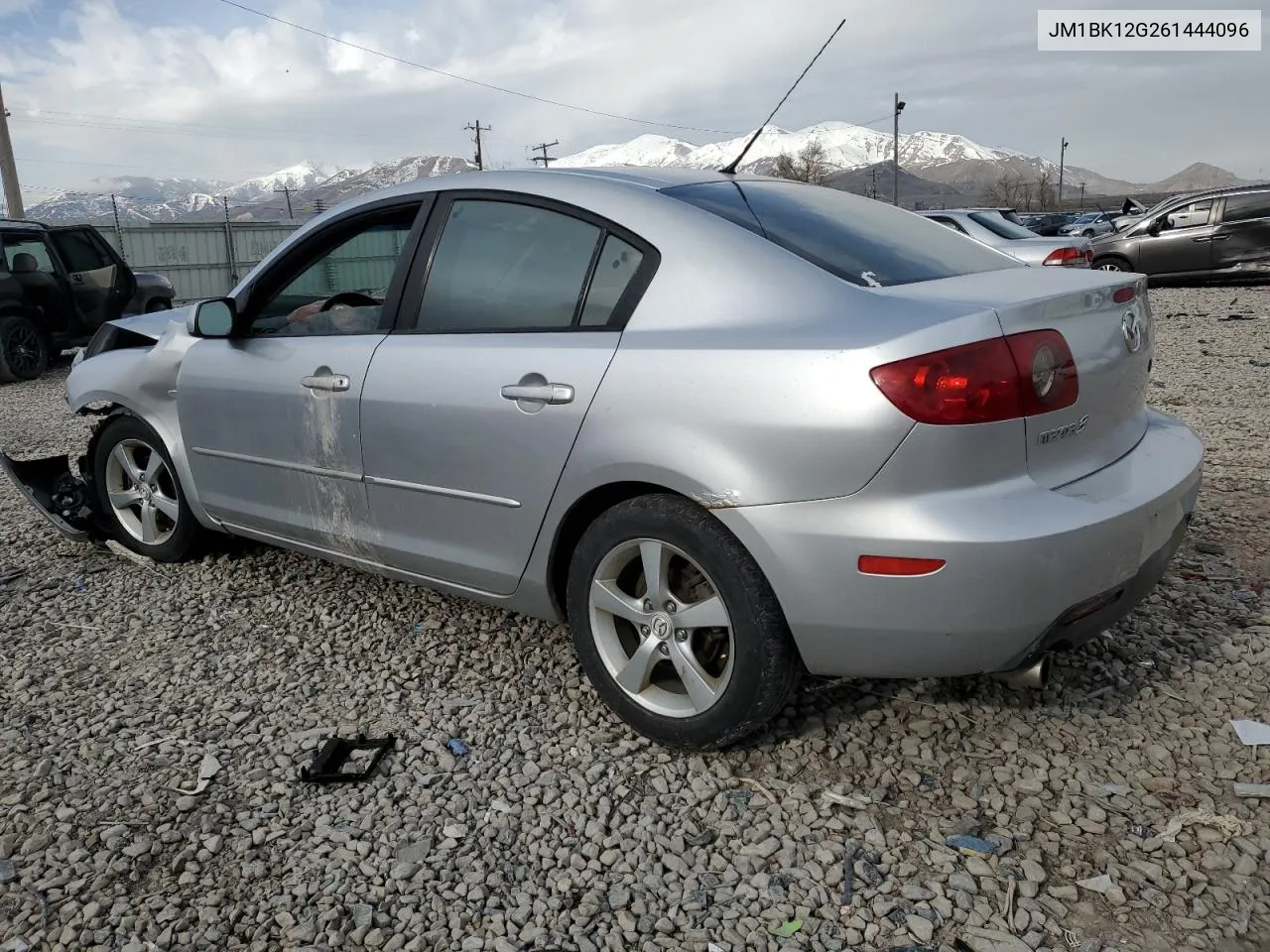 2006 Mazda 3 I VIN: JM1BK12G261444096 Lot: 48796733