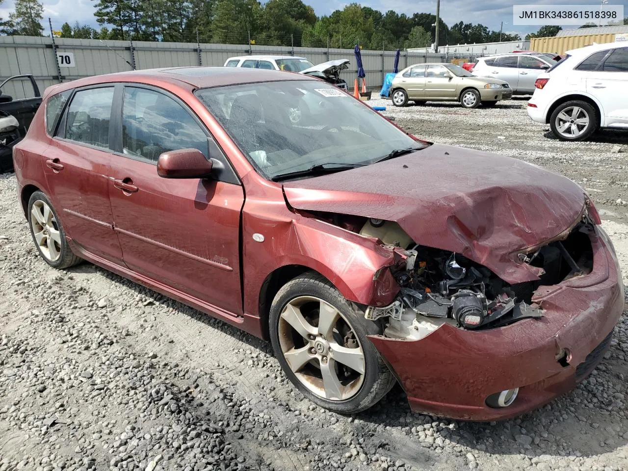 JM1BK343861518398 2006 Mazda 3 Hatchback