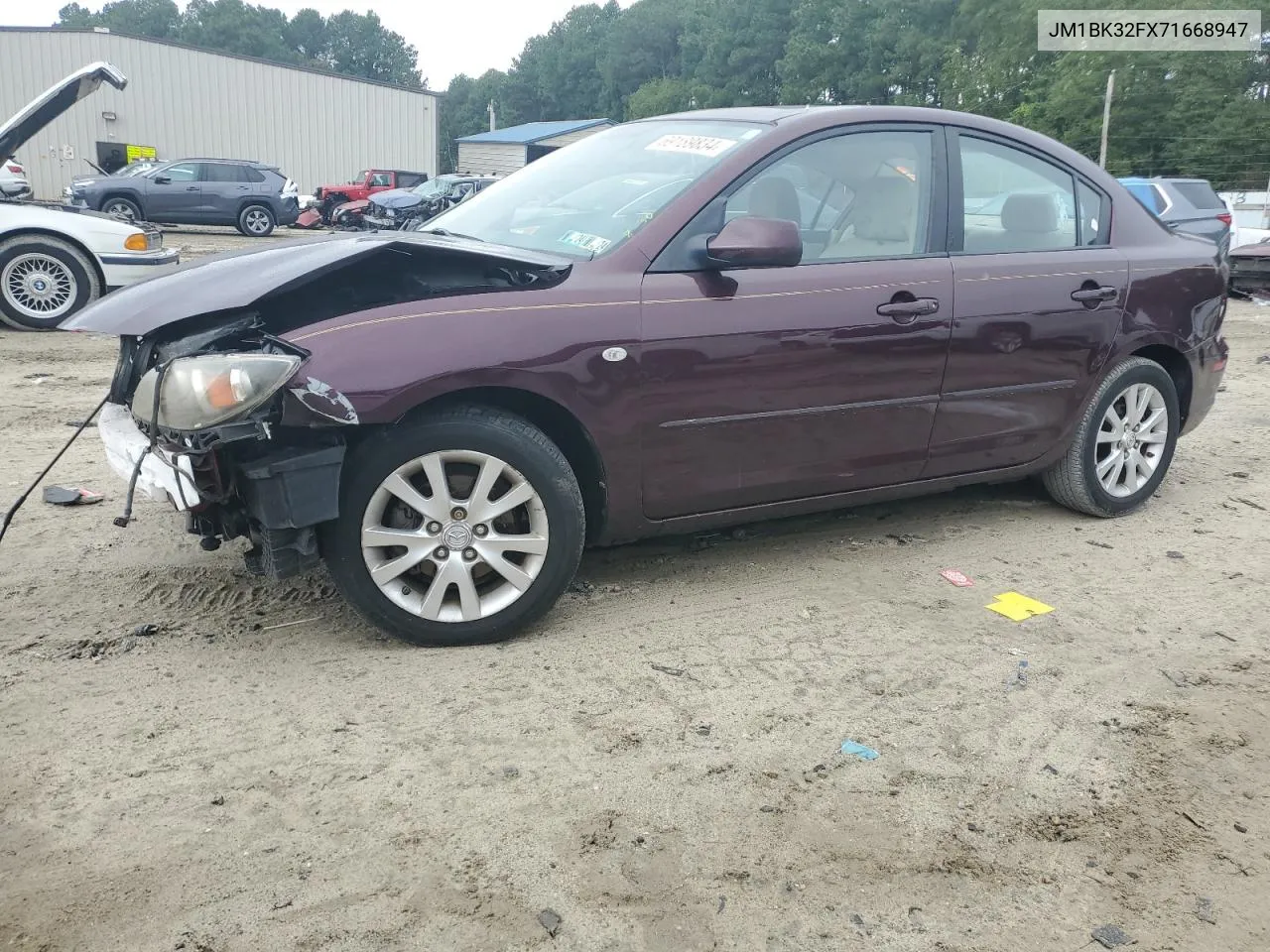 JM1BK32FX71668947 2007 Mazda 3 I