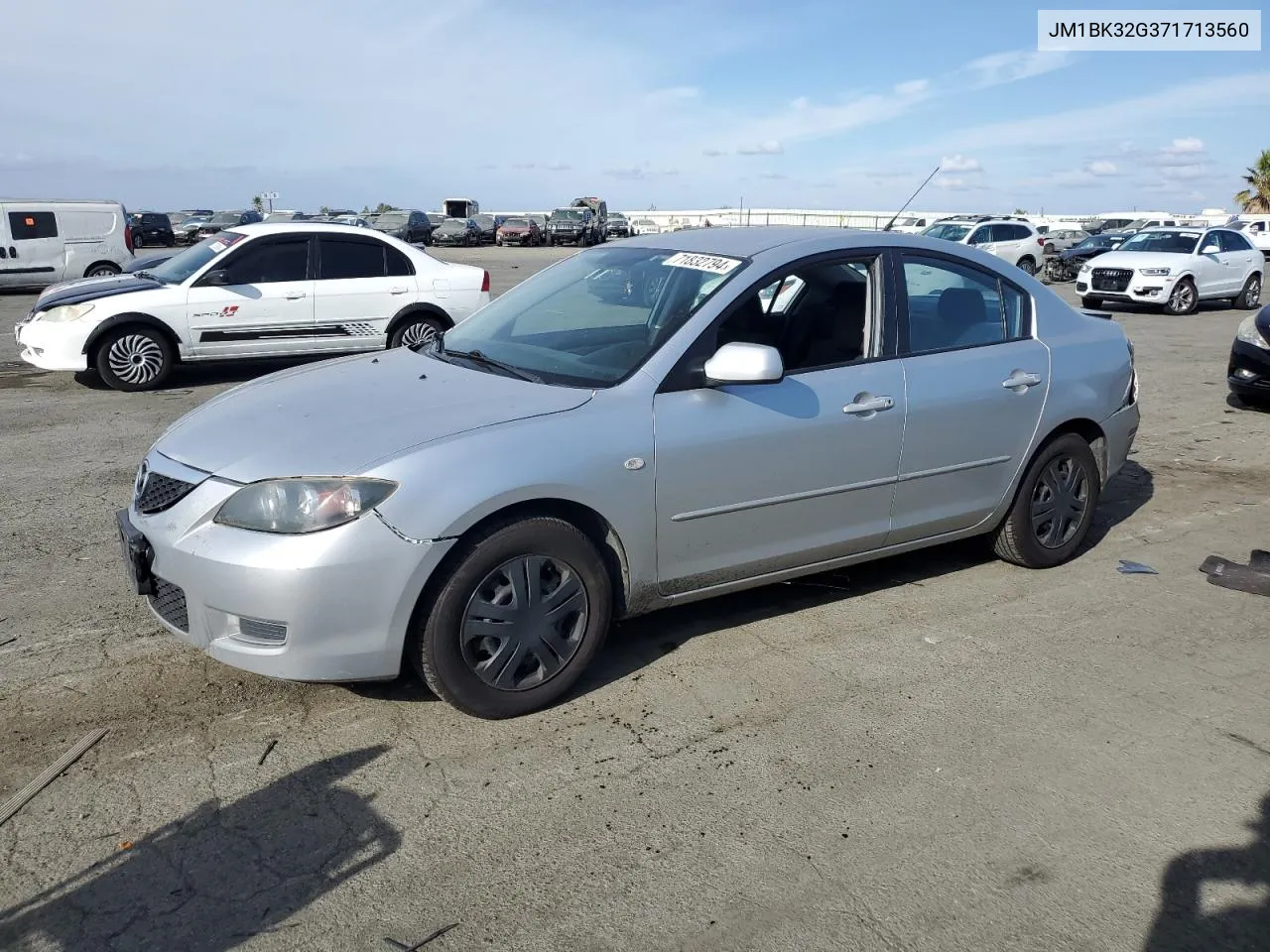 JM1BK32G371713560 2007 Mazda 3 I