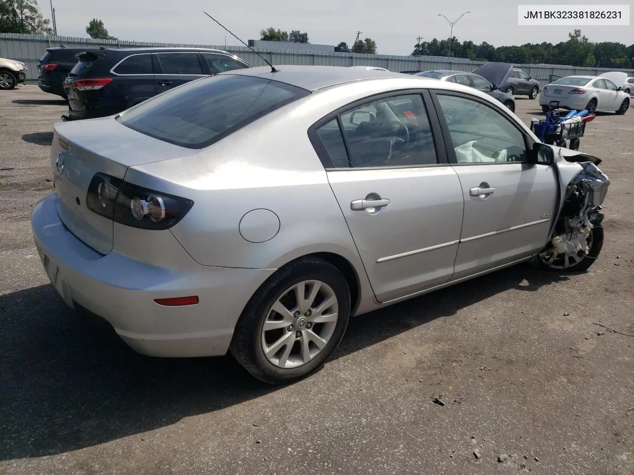 JM1BK323381826231 2008 Mazda 3 S