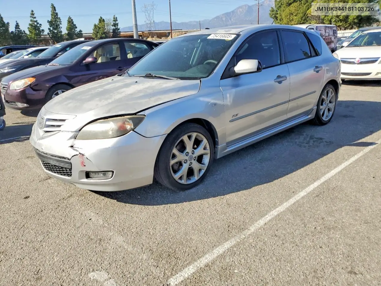 JM1BK344181103726 2008 Mazda 3 Hatchback