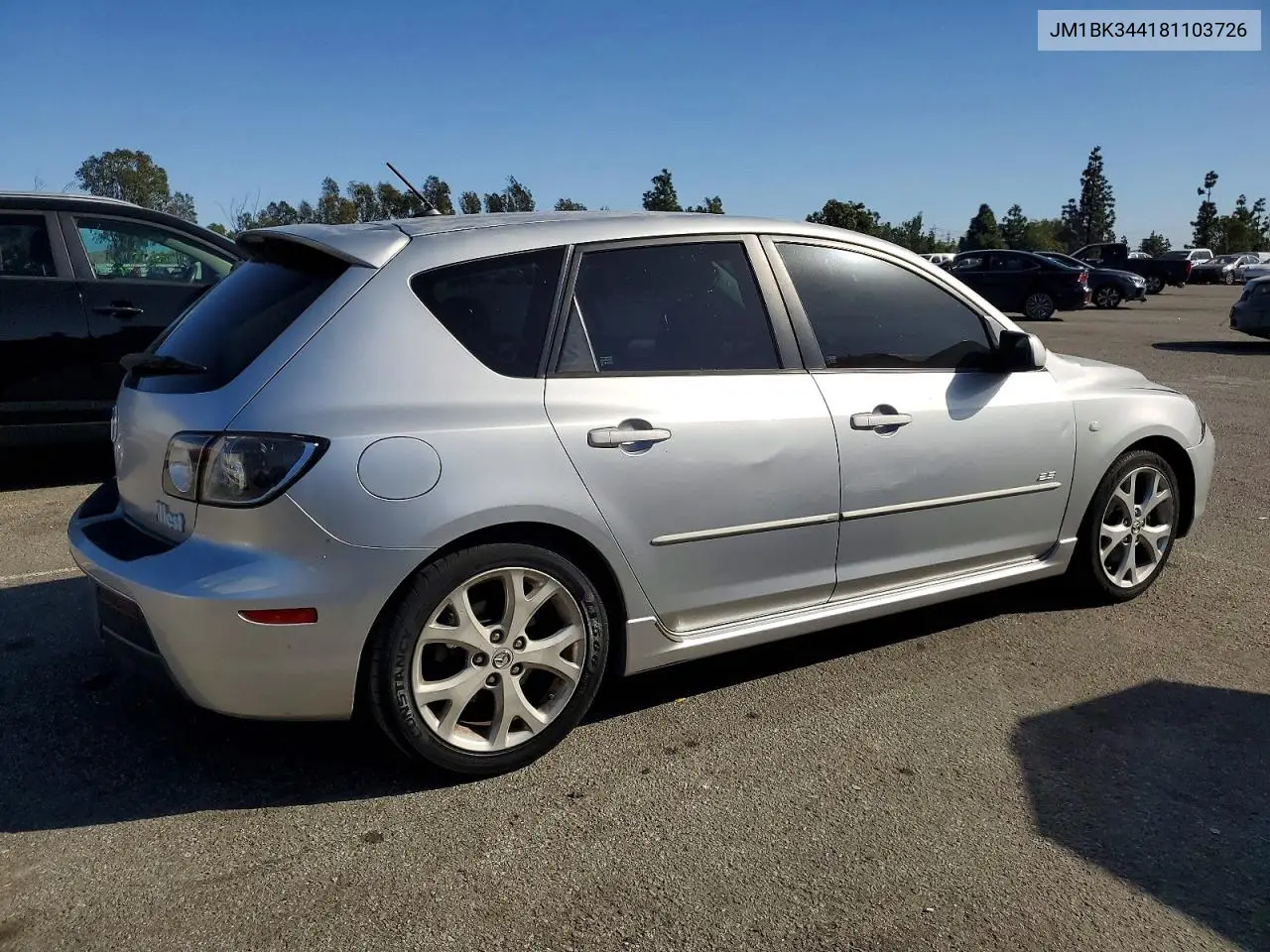 JM1BK344181103726 2008 Mazda 3 Hatchback