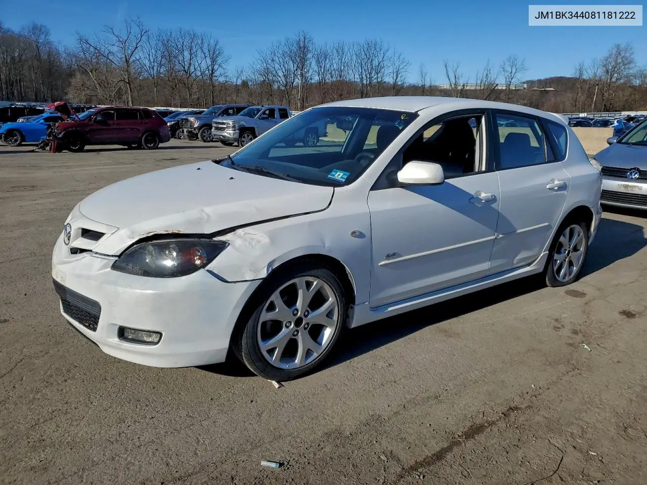 JM1BK344081181222 2008 Mazda 3 Hatchback