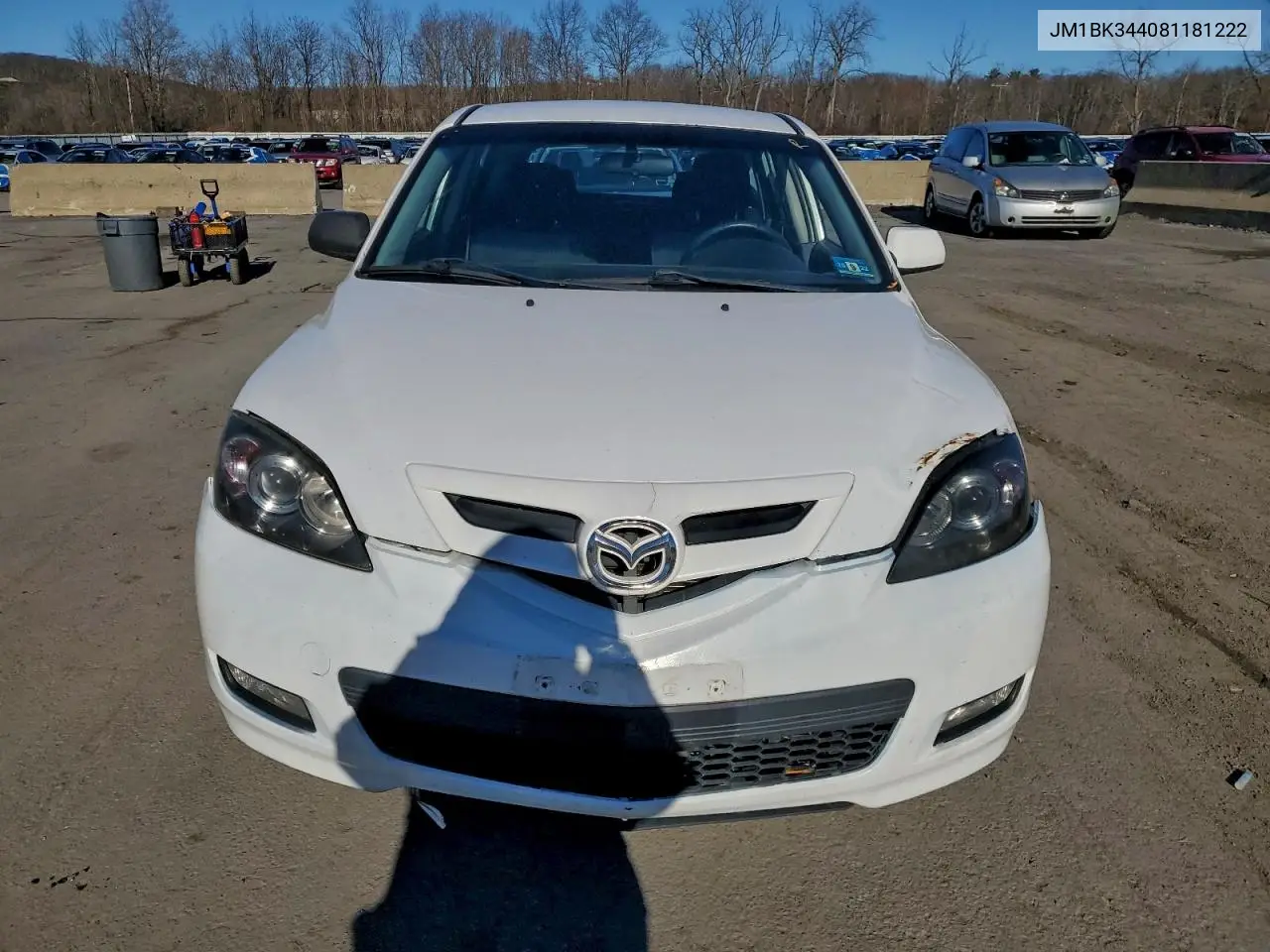 JM1BK344081181222 2008 Mazda 3 Hatchback