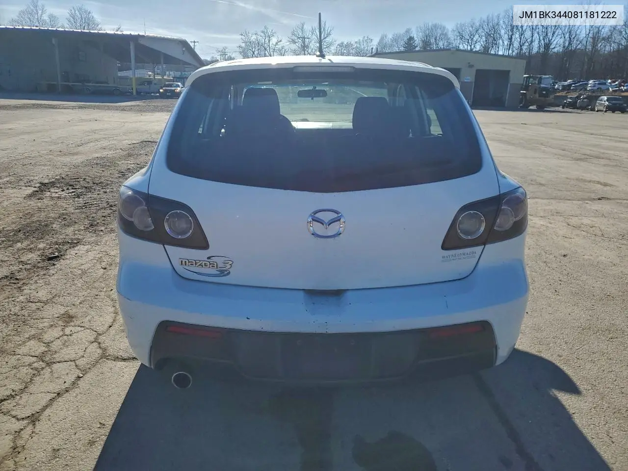 JM1BK344081181222 2008 Mazda 3 Hatchback