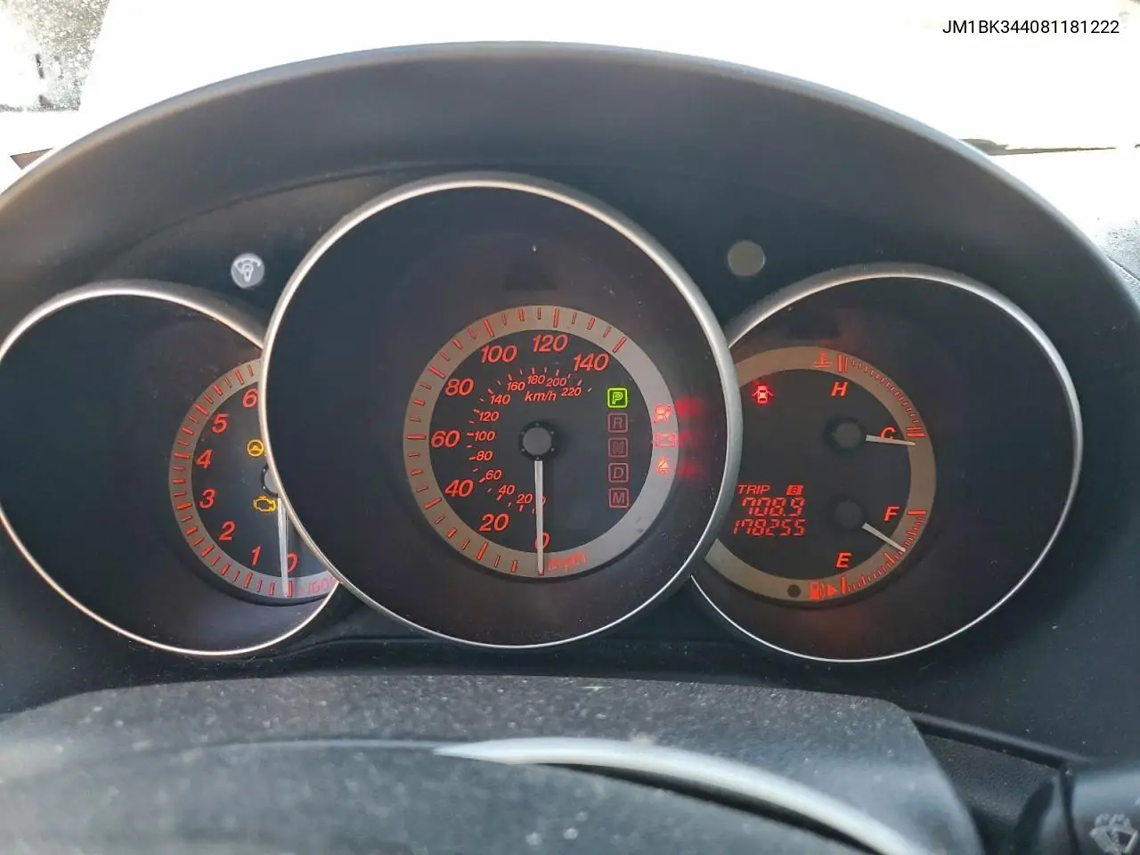 JM1BK344081181222 2008 Mazda 3 Hatchback