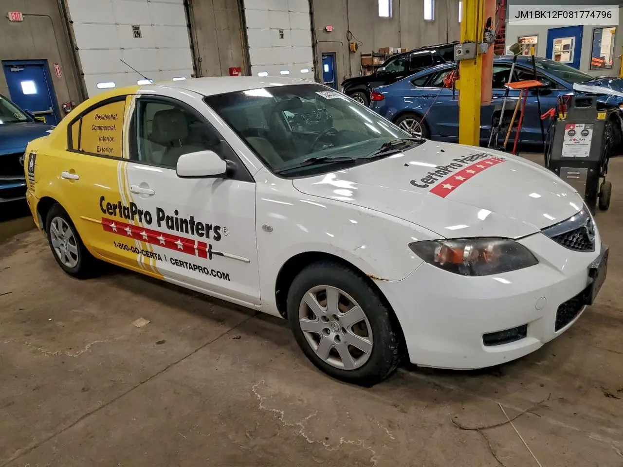 JM1BK12F081774796 2008 Mazda 3 I