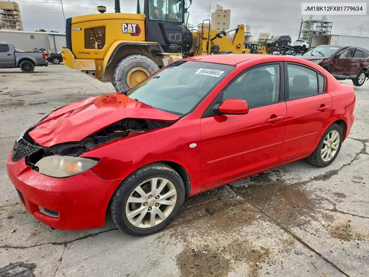 JM1BK12FX81779634 2008 Mazda 3 I