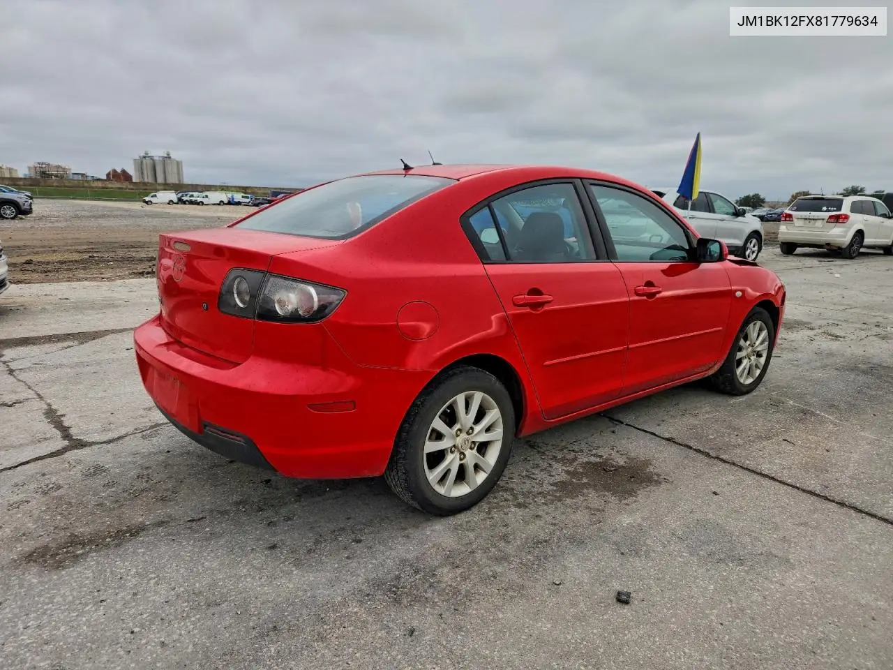 JM1BK12FX81779634 2008 Mazda 3 I