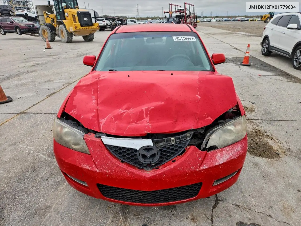 JM1BK12FX81779634 2008 Mazda 3 I